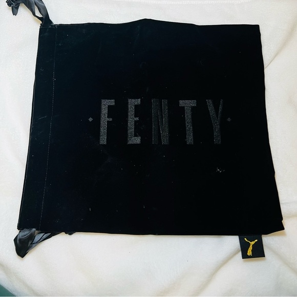 PUMA X Fenty Rihanna Creeper Wrinkled Patent Womens Trainers Black - Size: 6 - Picture 9 of 11